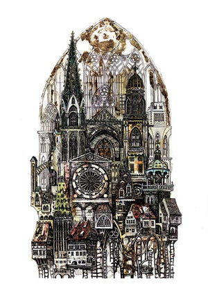 "Cathedral 1" Limited Edition Ciglee/Print