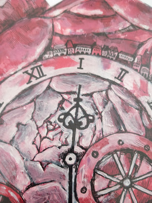 “Schöne Zeit 2” by Eunice Gall, Originalgrafik - DieKunstGalery