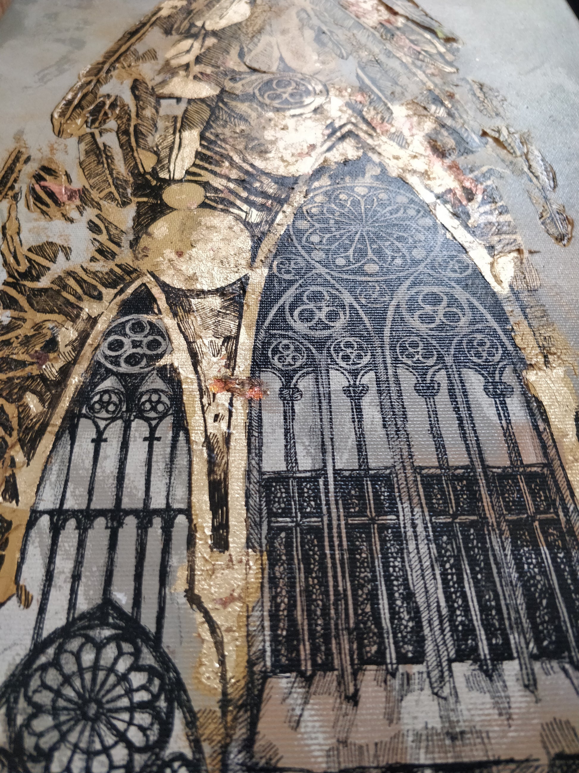 "lebendes Fenster " by Eunice Gall, Originalgrafik - DieKunstGalery
