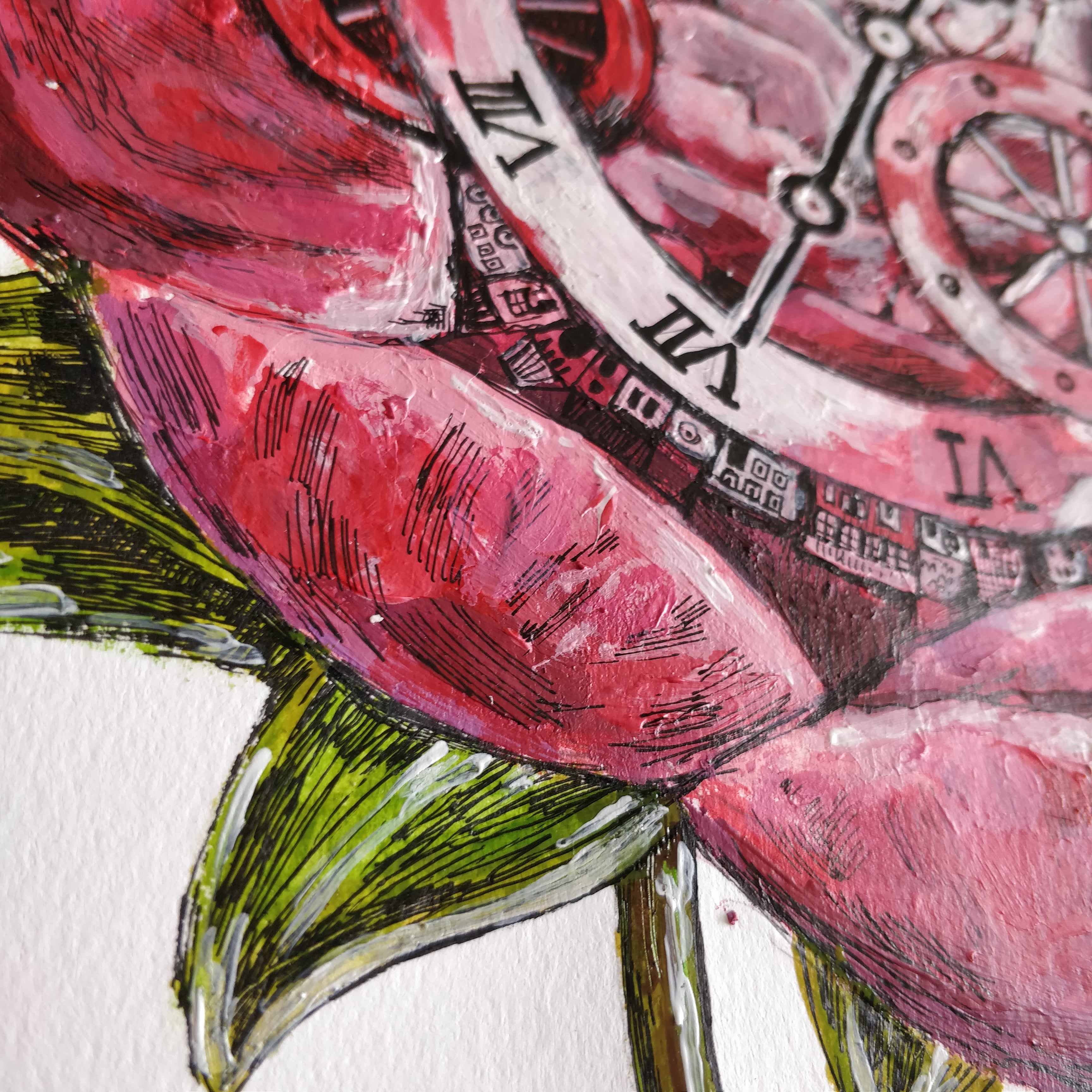 “Schöne Zeit 2” by Eunice Gall, Originalgrafik - DieKunstGalery