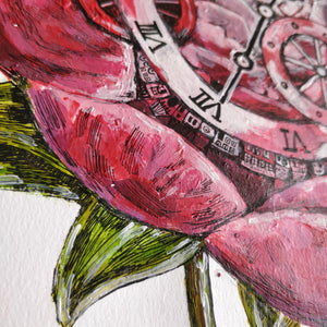 “Schöne Zeit 2” by Eunice Gall, Originalgrafik - DieKunstGalery
