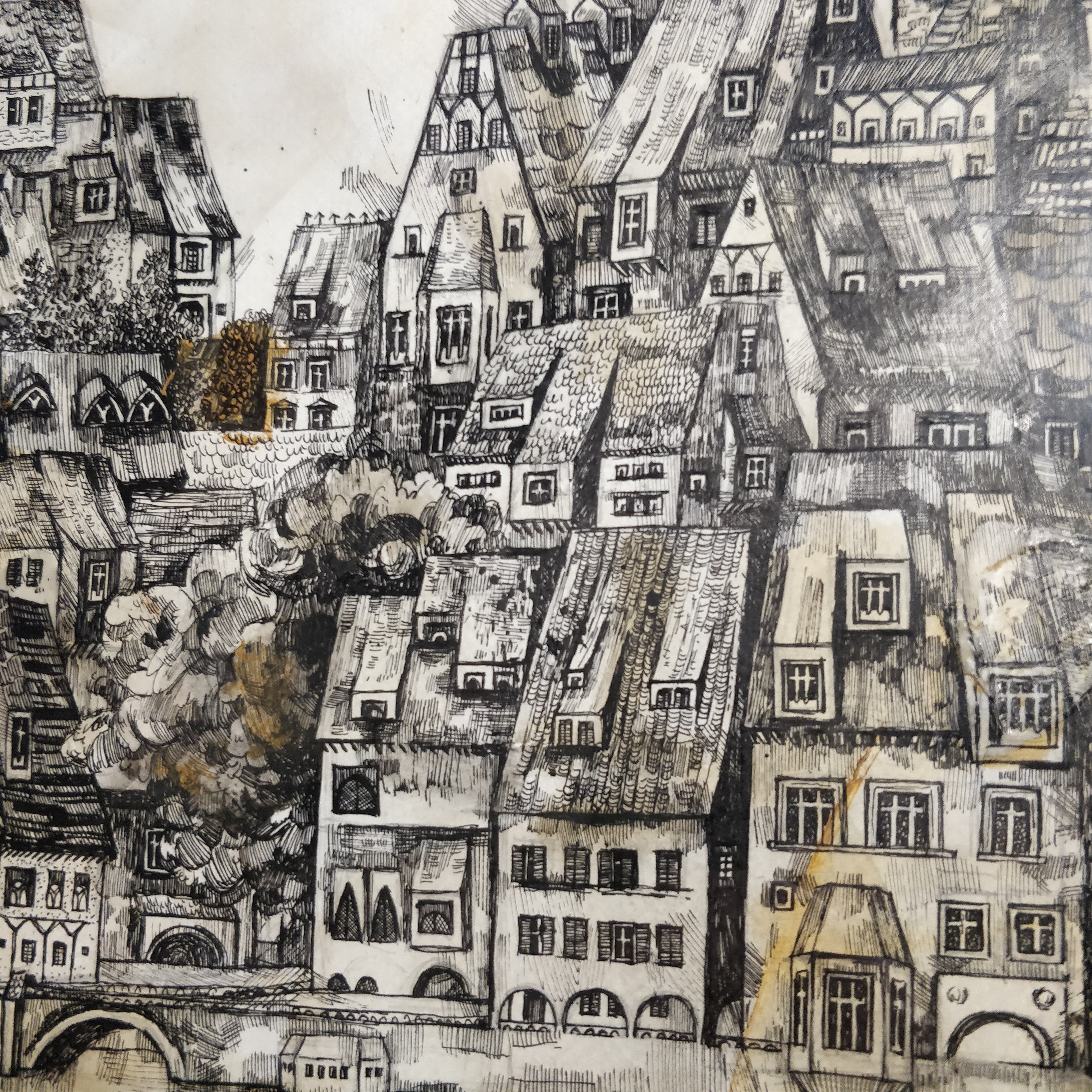 "City of Dreams" by Eunice Gall, Originalgrafik - DieKunstGalery