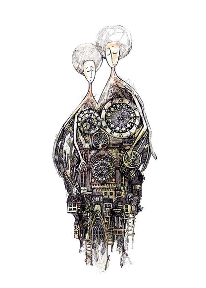 " Sfinții - un portret al căsătoriei" Limited Edition Ciglee/Print 