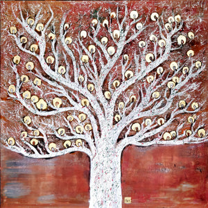 "Saint-bearing Tree" by Eunice Gall, original painting - DieKunstGalery