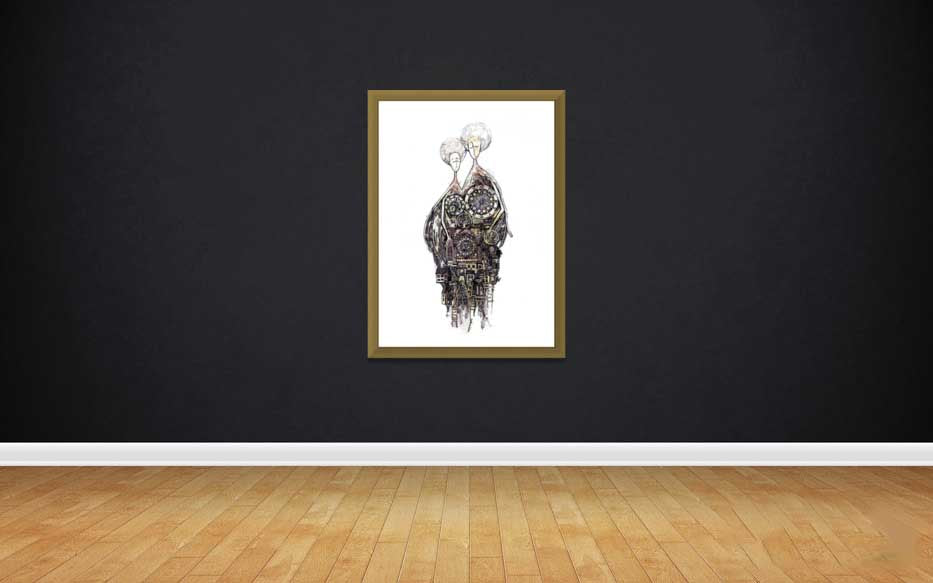 " Sfinții - un portret al căsătoriei" Limited Edition Ciglee/Print 